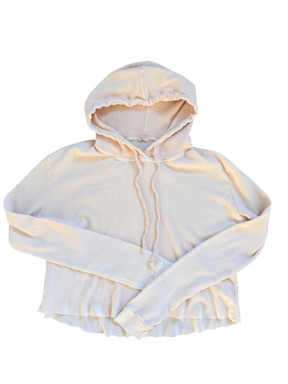 Women's Light Blush Waffle Hoodie
